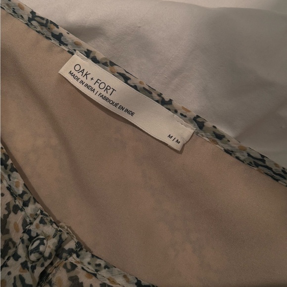 Oak + Fort green floral maxi dress - Picture 2 of 3